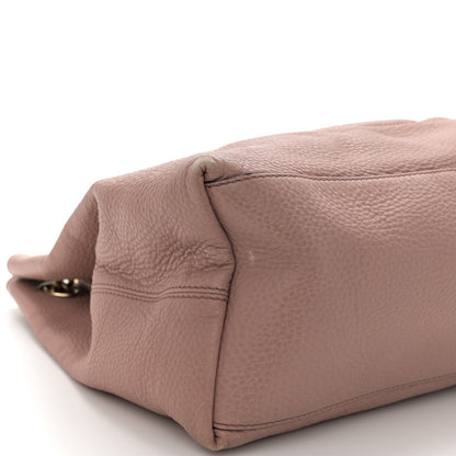 Gucci Pebbled Calfskin Medium Soho Chain Shoulder Bag Antique Rose 9 of 15