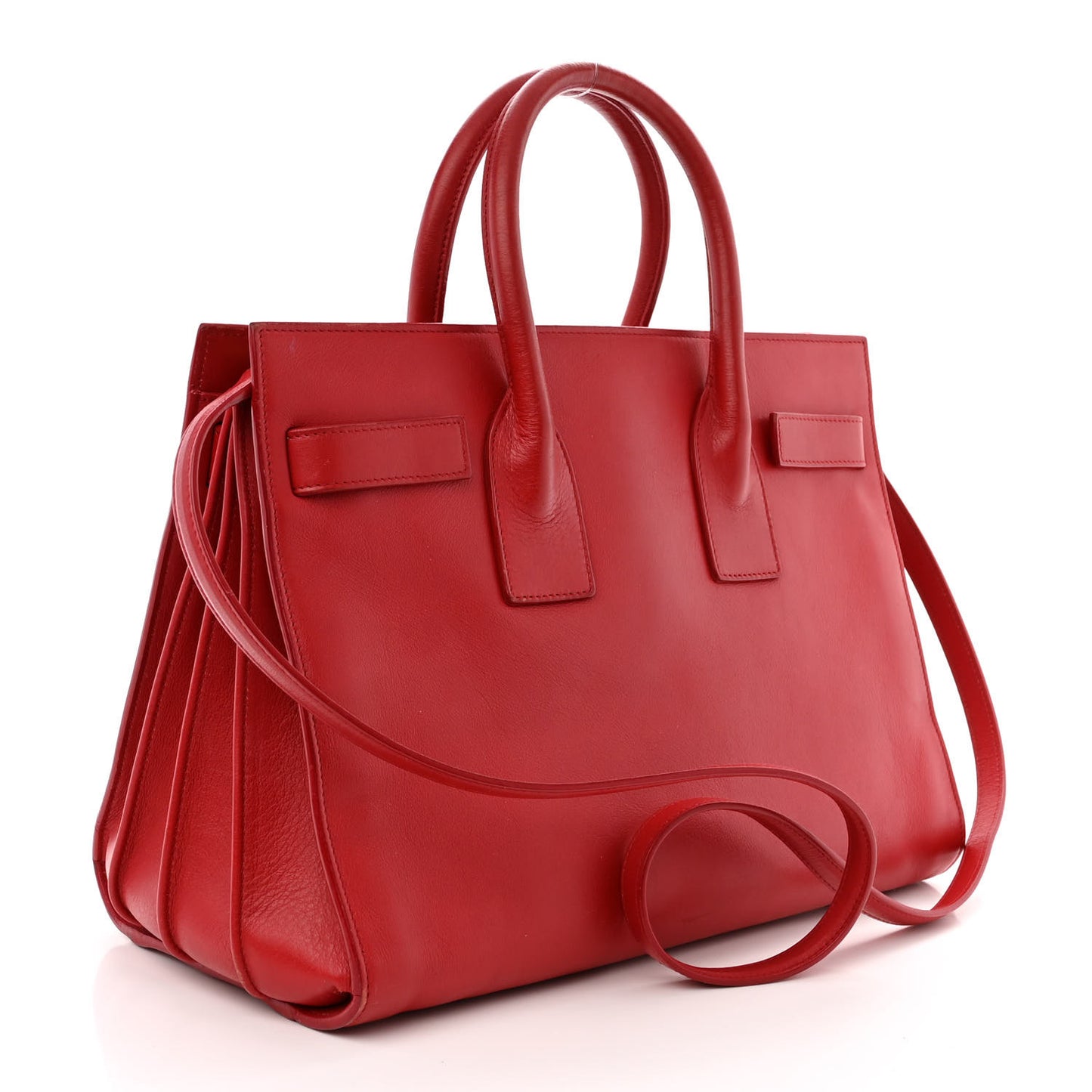 Calfskin Small Sac De Jour Lipstick Red