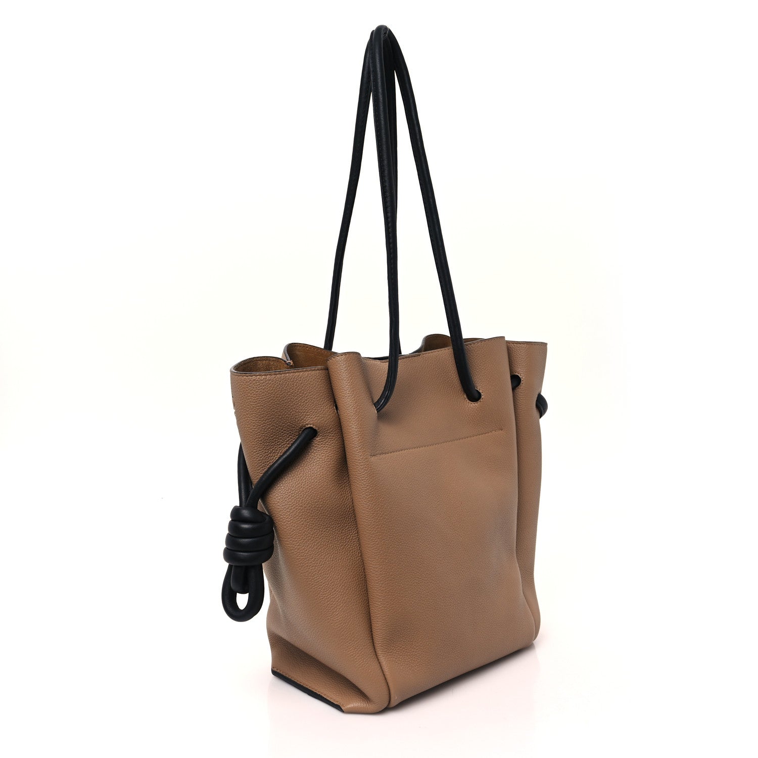 Loewe Calfskin Small Flamenco Knot Bag Mocca Black 3 of 10