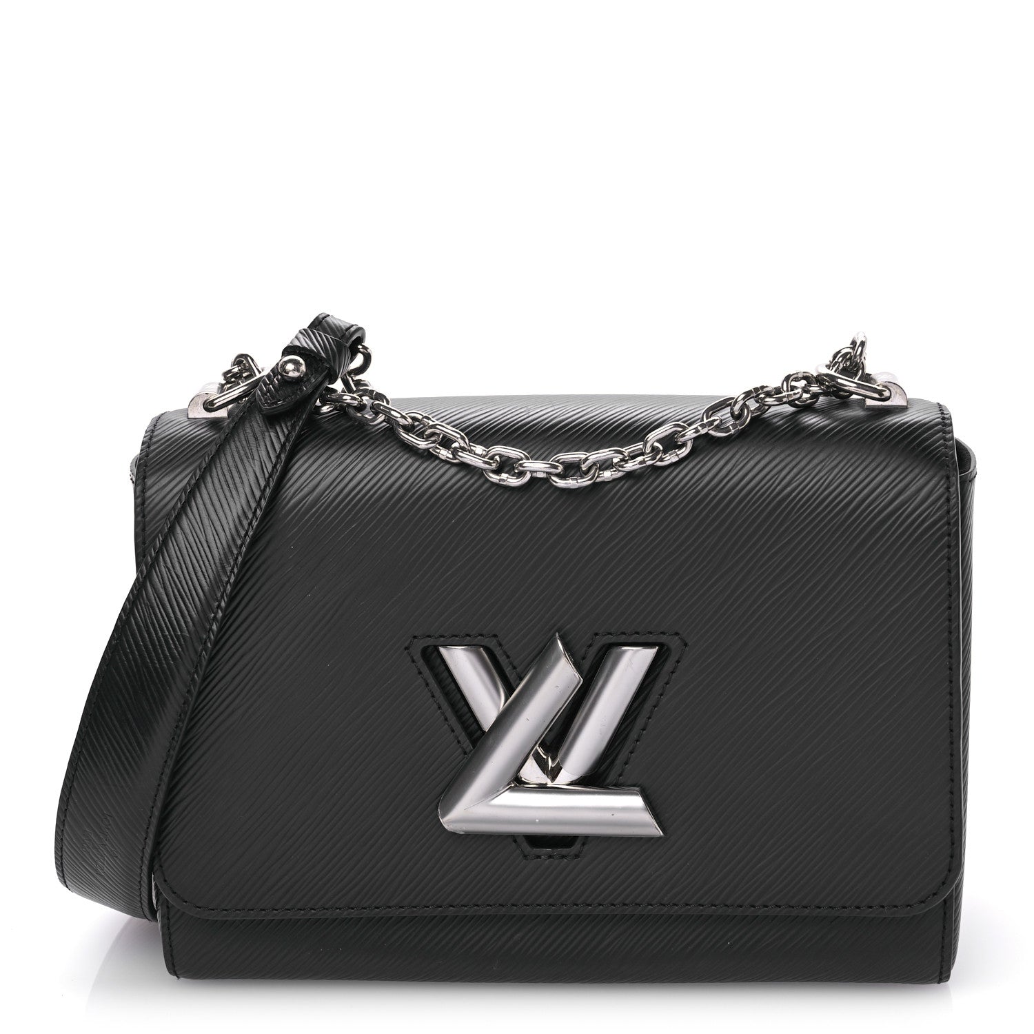Louis Vuitton Epi Twist Shoulder Bag MM Black 1 of 9