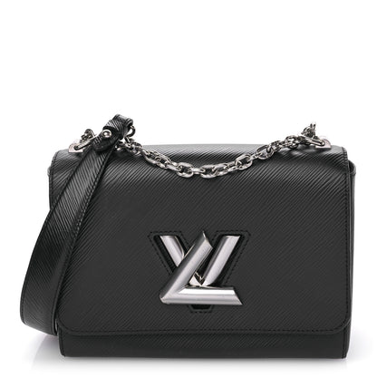 Louis Vuitton Epi Twist Shoulder Bag MM Black 1 of 9