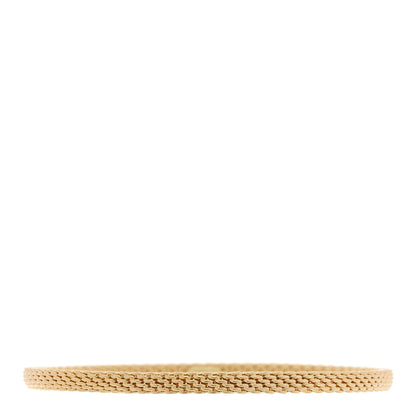 Tiffany 18K Yellow Gold Narrow Somerset Bangle Bracelet 1 of 4