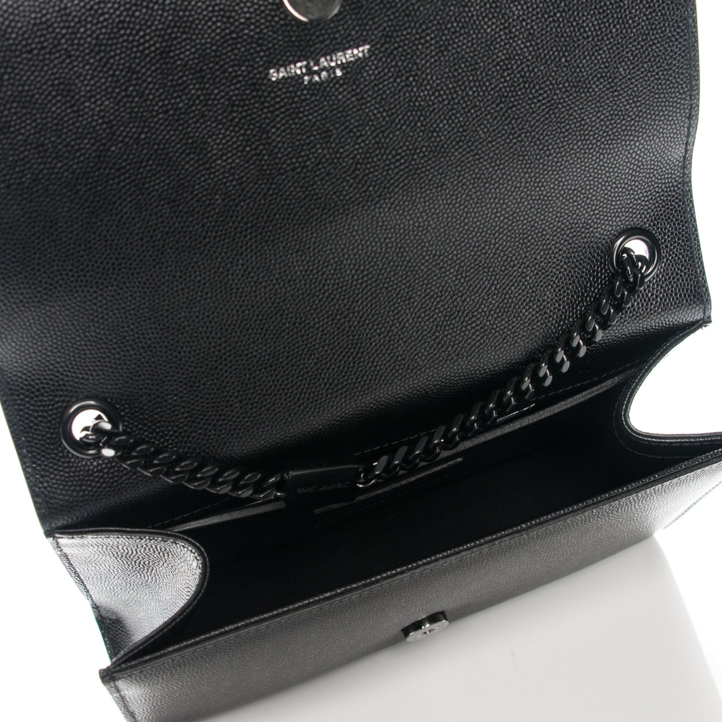 Grain De Poudre Small Monogram Kate Satchel Black