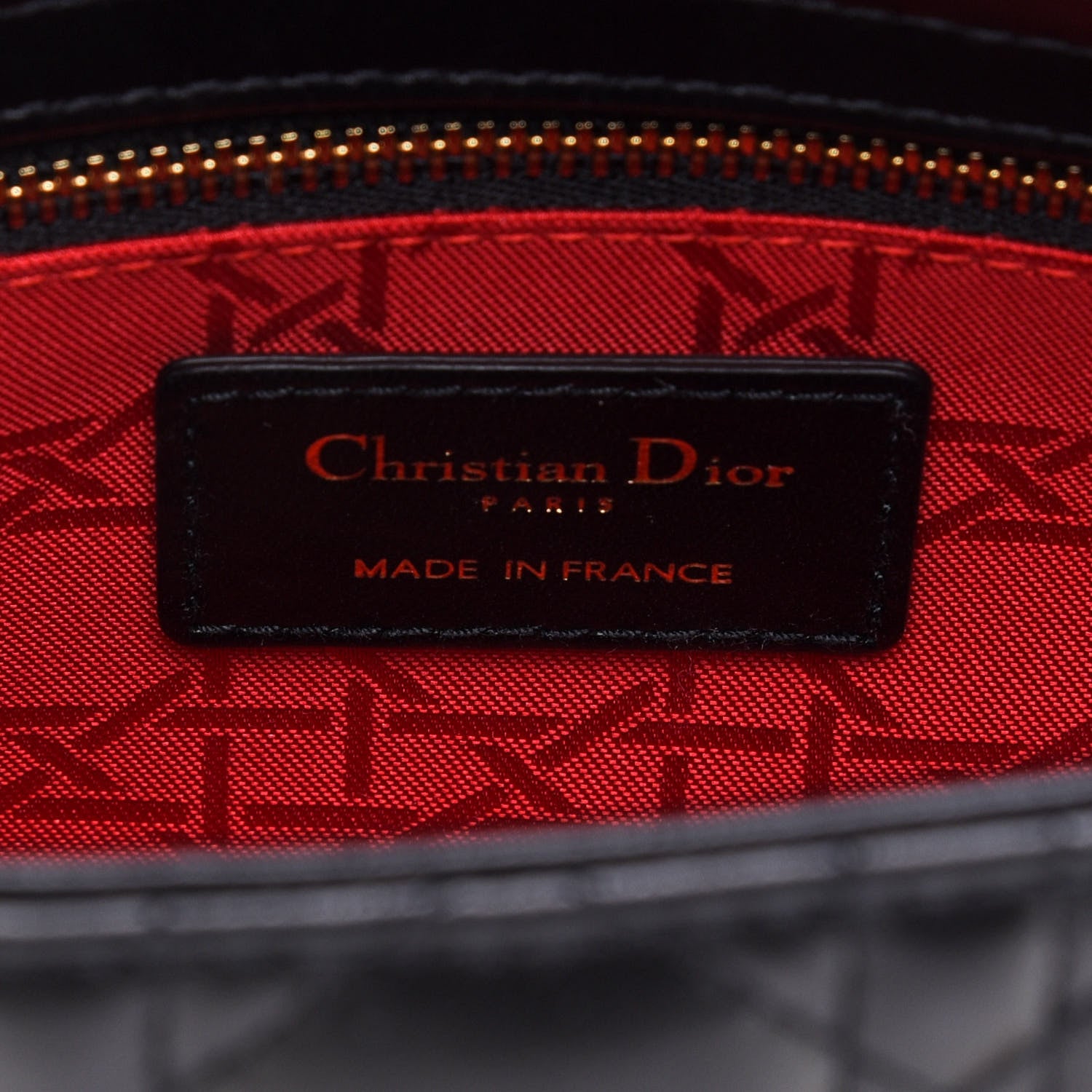 Christian Dior Lambskin Cannage Small My ABCDior Lady Dior Black 5 of 11