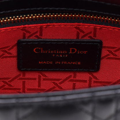 Christian Dior Lambskin Cannage Small My ABCDior Lady Dior Black 5 of 11