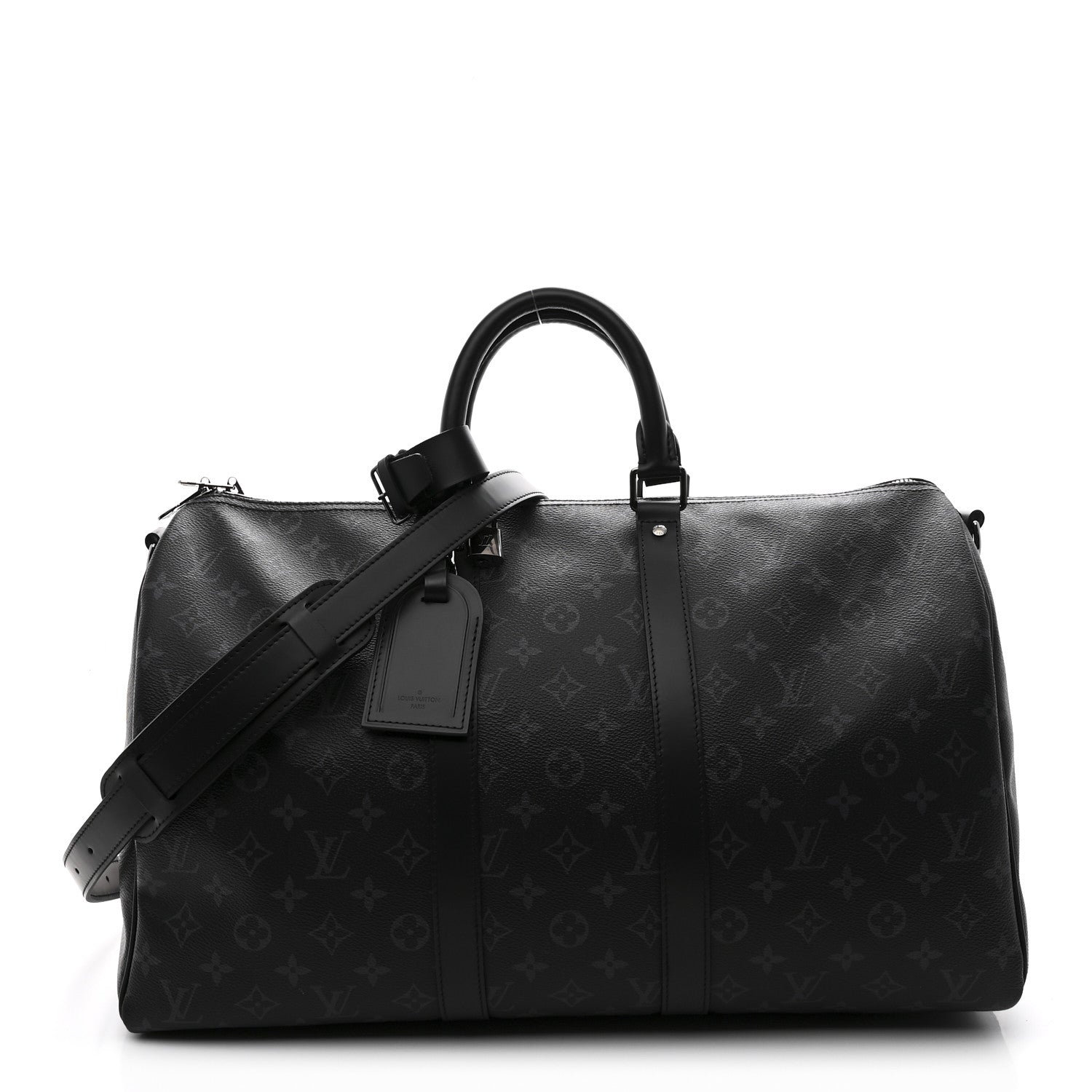 Louis Vuitton Monogram Eclipse Keepall Bandouliere 45 1 of 8