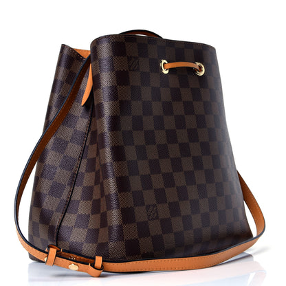 Louis Vuitton Damier Ebene Neonoe MM Safran 2 of 4