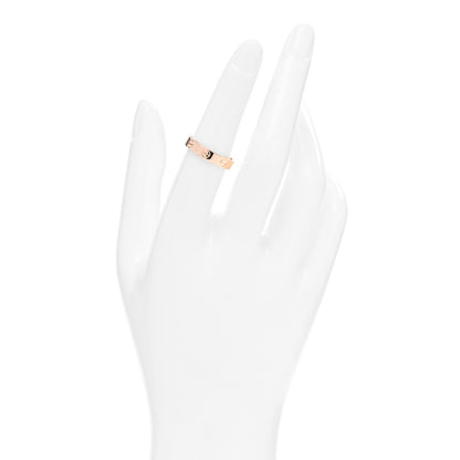 Cartier 18K Pink Gold 3.5mm LOVE Wedding Band Ring 53 6.5 2 of 4