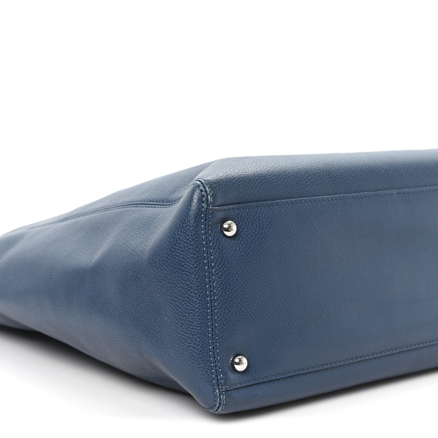 Chanel Caviar Tall Cerf Tote Blue 9 of 12