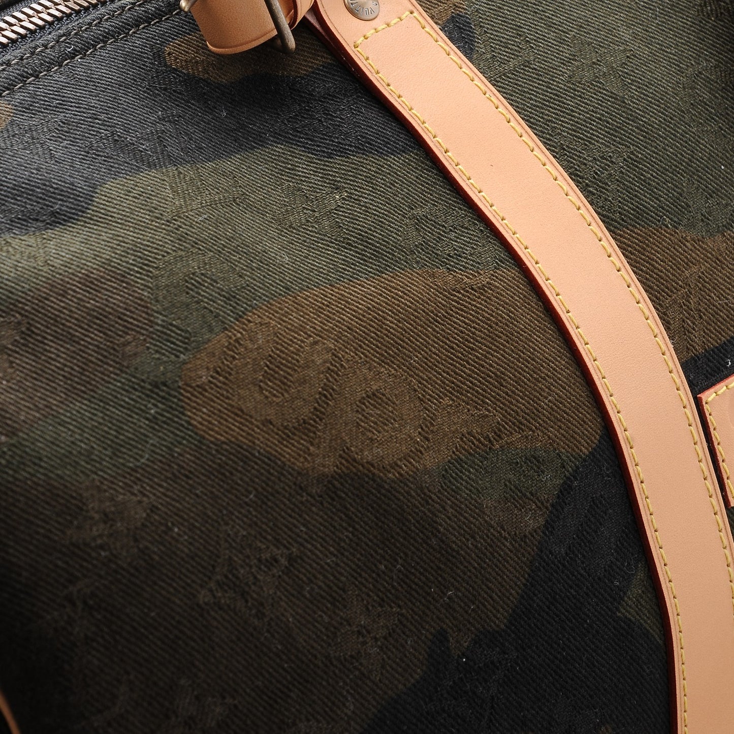 X SUPREME Monogram Camouflage Keepall Bandouliere 45