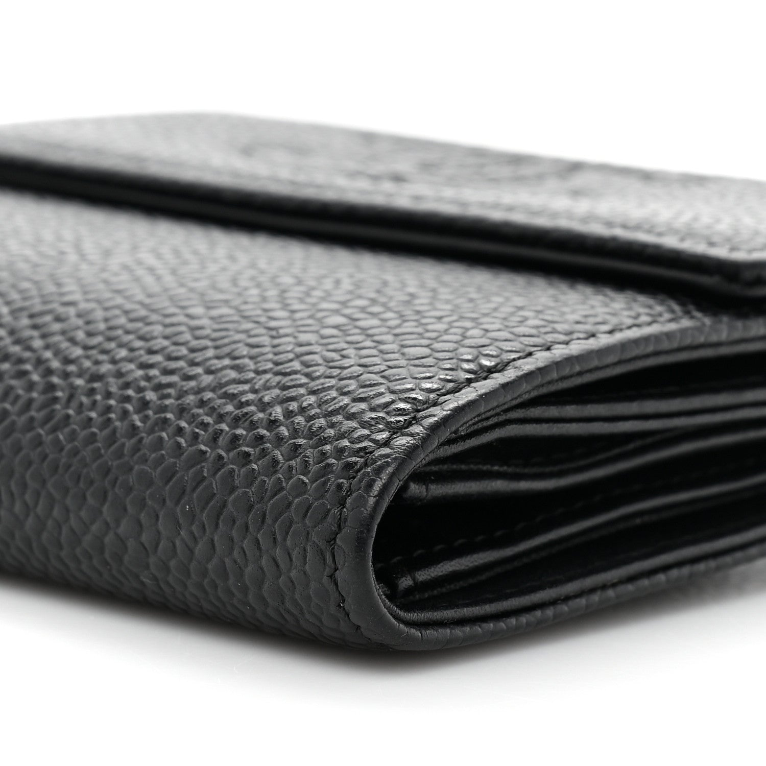 Chanel Caviar Timeless CC Compact Flap Wallet Black 10 of 11