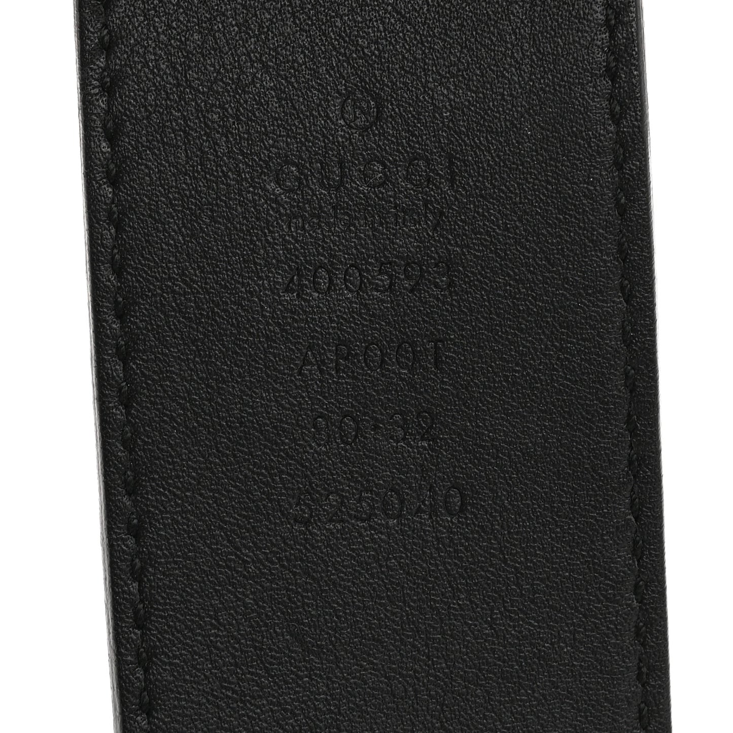 Calfskin Double G 40mm Belt 80 32 Black