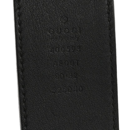 Gucci Calfskin Double G 40mm Belt 80 32 Black 5 of 7