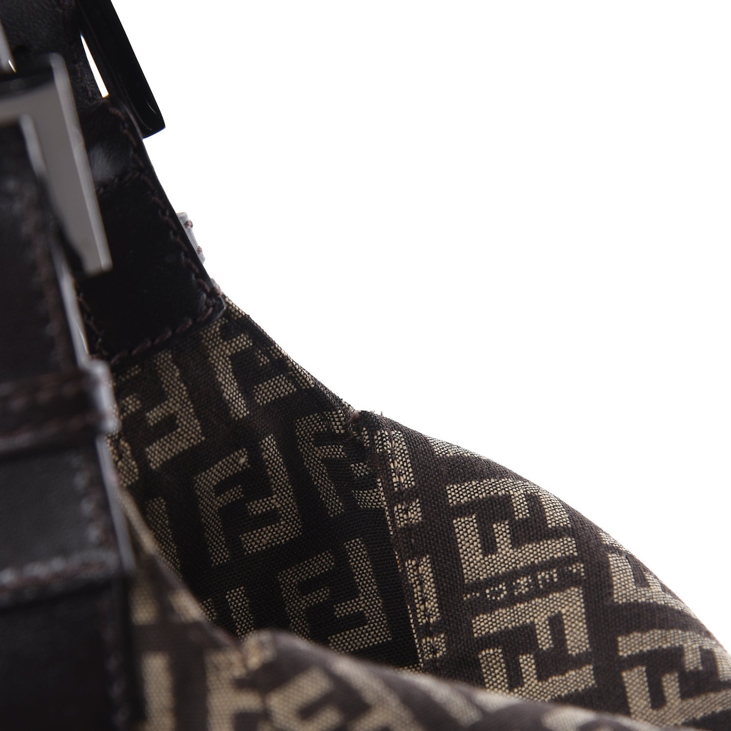 Zucchino Vitello Shoulder Bag Testa di Moro Beige