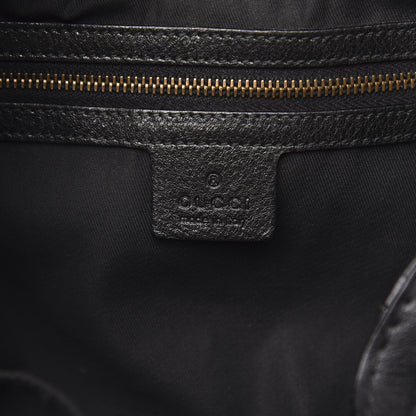 Gucci Monogram Medium Jockey Tote Black 6 of 17