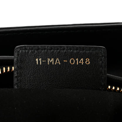 Christian Dior Calfskin Studded Sequin Medium Lady Dior Black 7 of 10