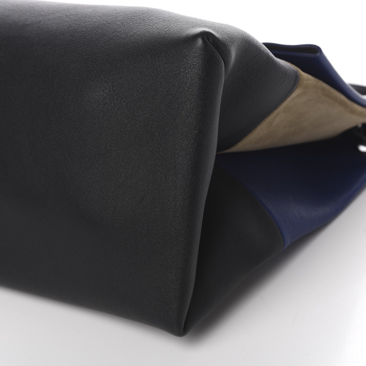 Celine Calfskin Suede All Soft Shoulder Bag Indigo 9 of 9