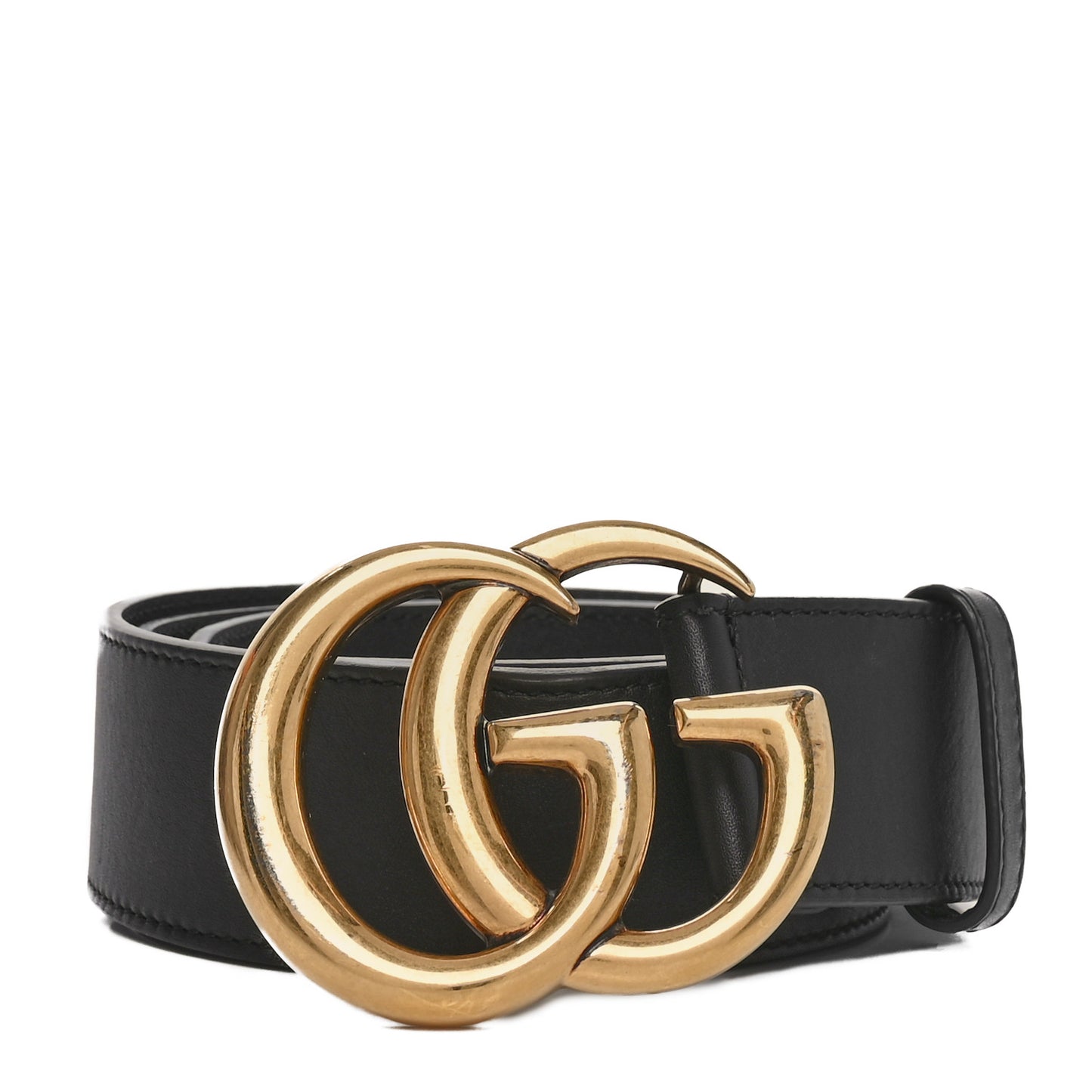 Calfskin Double G 30mm Belt 80 32 Black