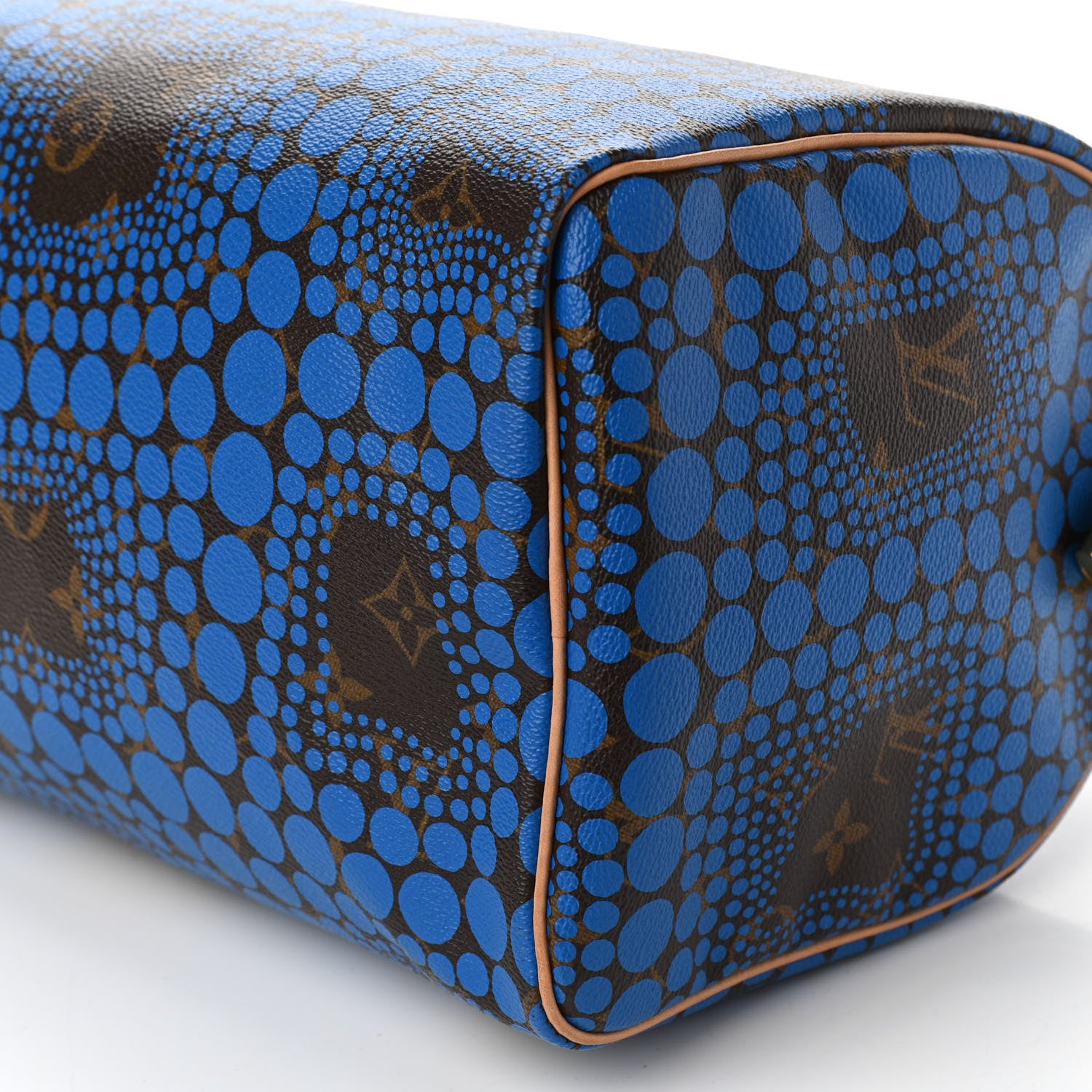 Louis Vuitton Monogram Kusama Town Speedy 30 Blue 15 of 15