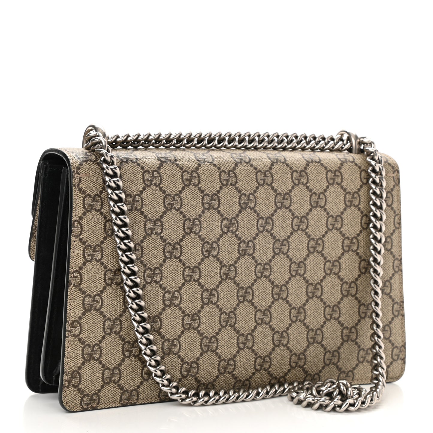 GG Supreme Monogram Small Dionysus Shoulder Bag Black