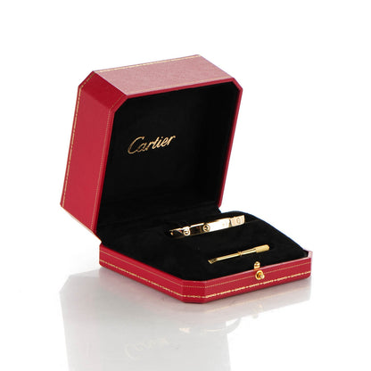 Cartier 18K Yellow Gold LOVE Bracelet 17 7 of 7