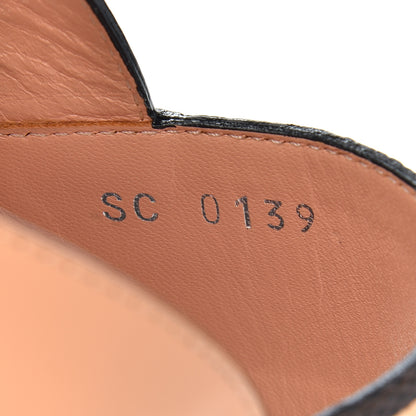 Louis Vuitton Calfskin Damier Ebene Passenger Flat Sandals 36 Venus Pink 8 of 11