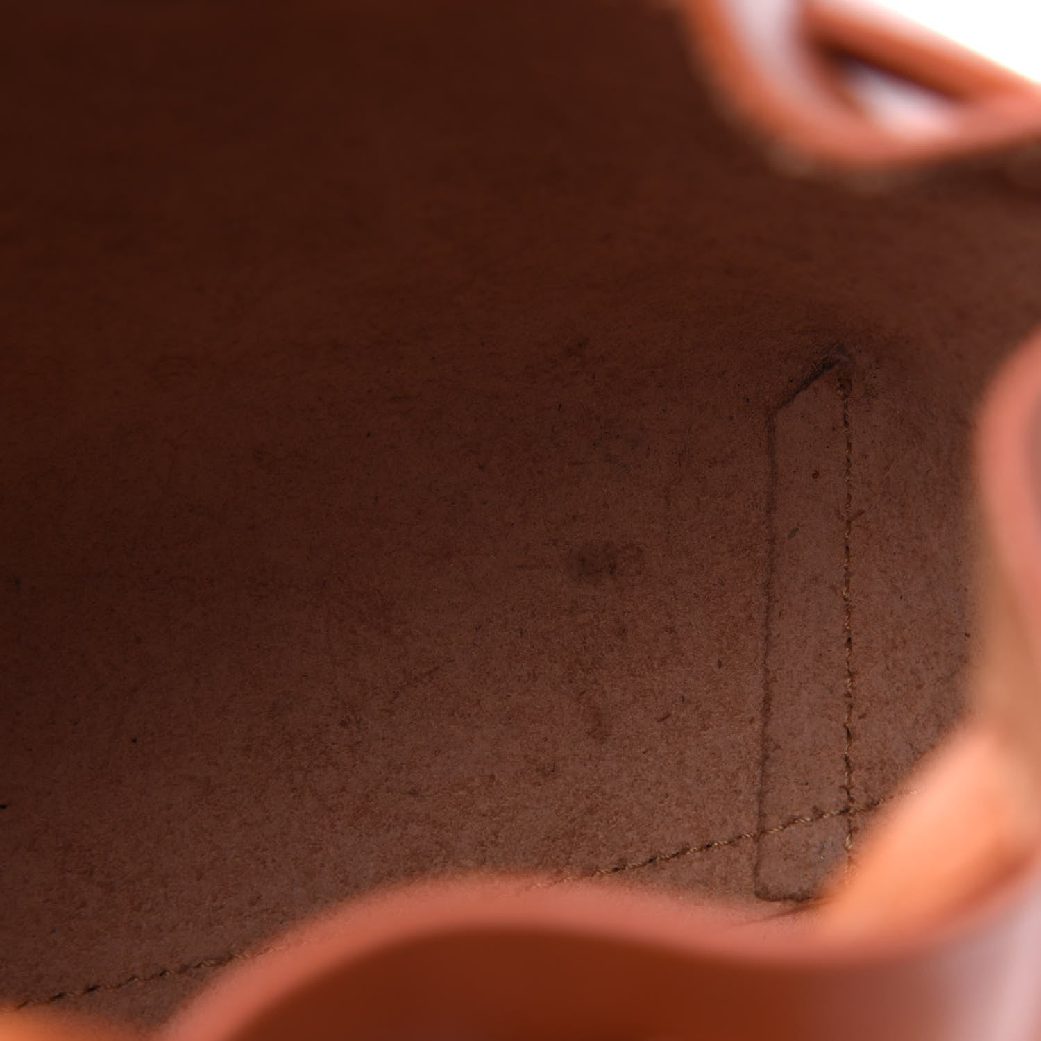 Mansur Gavriel Calfskin Mini Mini Bucket Bag Cammello Raw 4 of 4