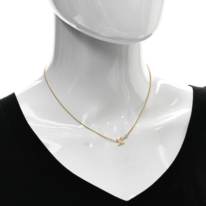 Louis Vuitton 18K Yellow Gold Diamond Idylle Blossom LV Pendant Necklace 2 of 6