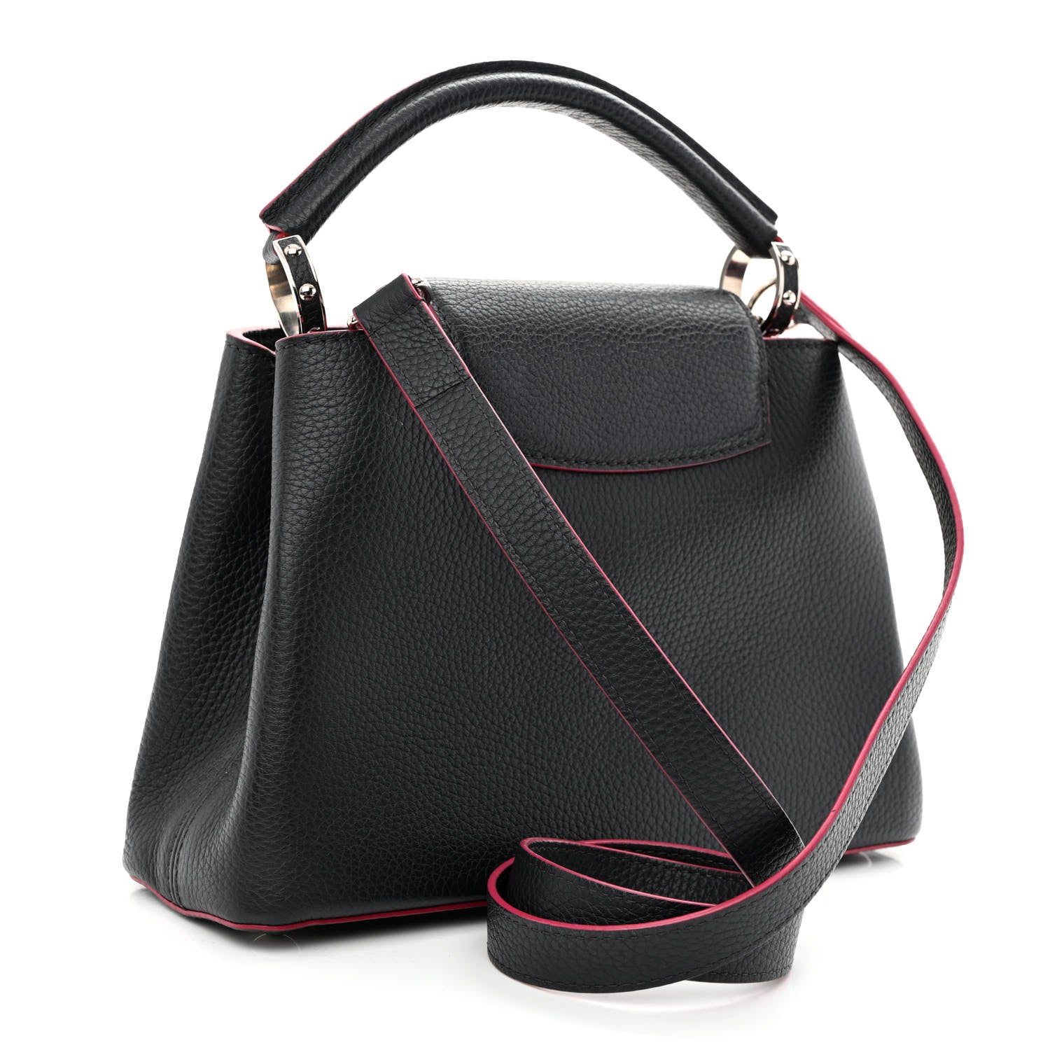 Louis Vuitton Taurillon Capucines BB Cobalt Fuchsia 3 of 11