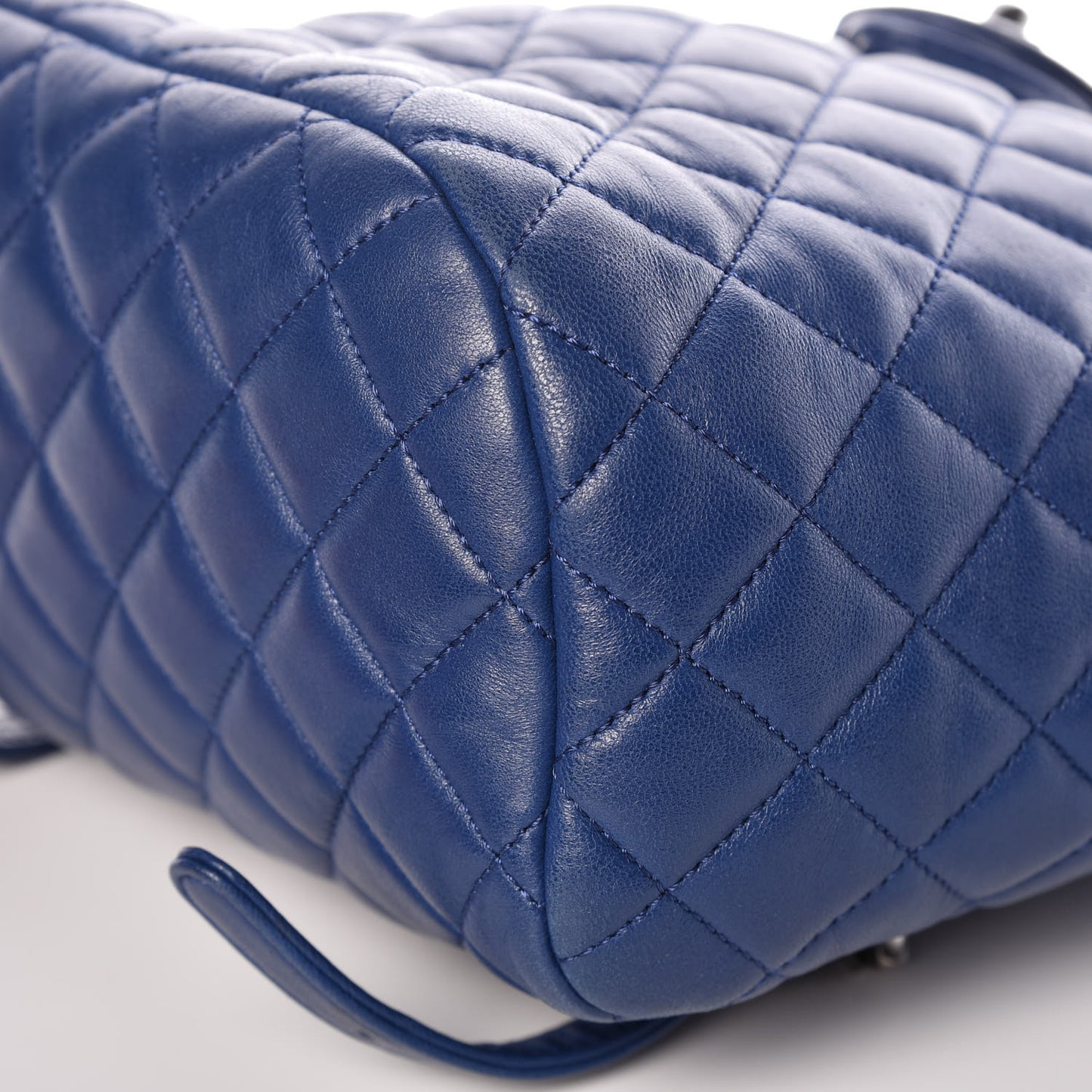 Lambskin Quilted Small Urban Spirit Backpack Blue
