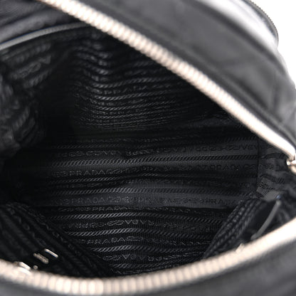 Prada Nylon Tessuto Impuntu Quilted Backpack Black 5 of 10