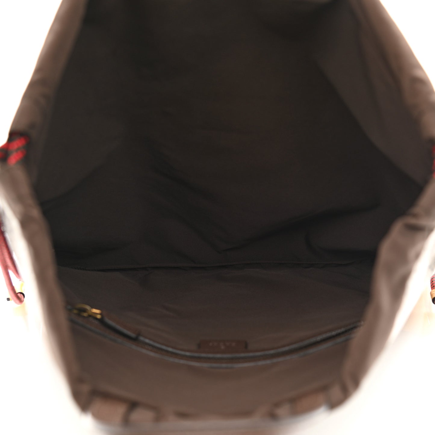 GG Supreme Monogram Neo Vintage Drawstring Backpack Beige New Acero Crop