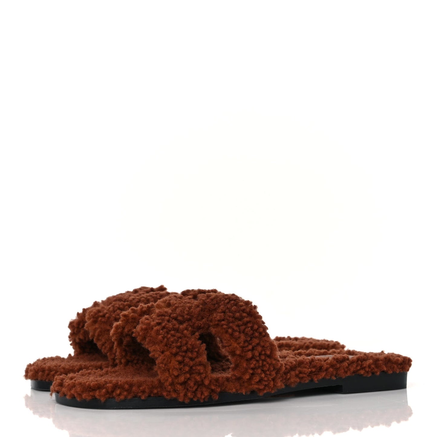 Woolskin Oran Sandals 36.5 Cognac