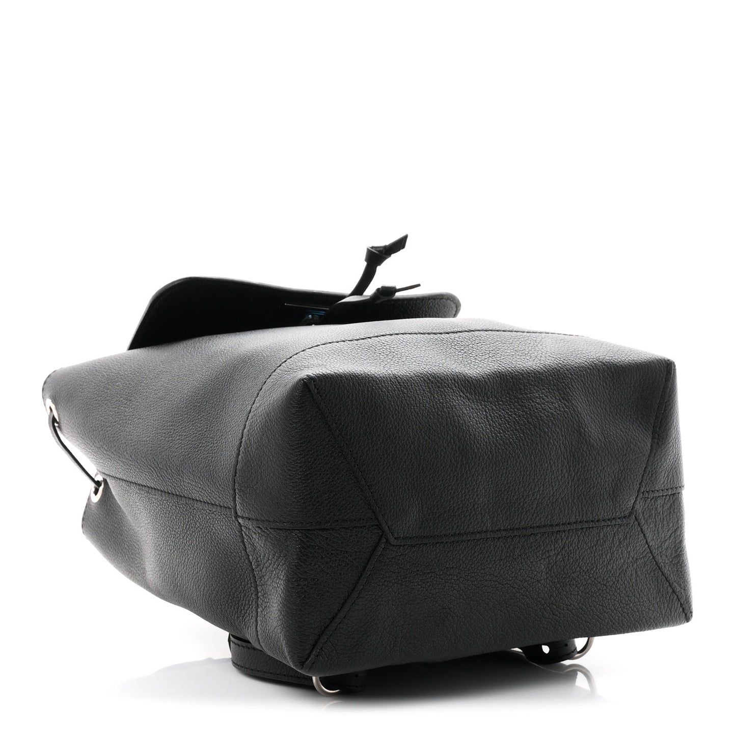 Calfskin Lockme Backpack Black