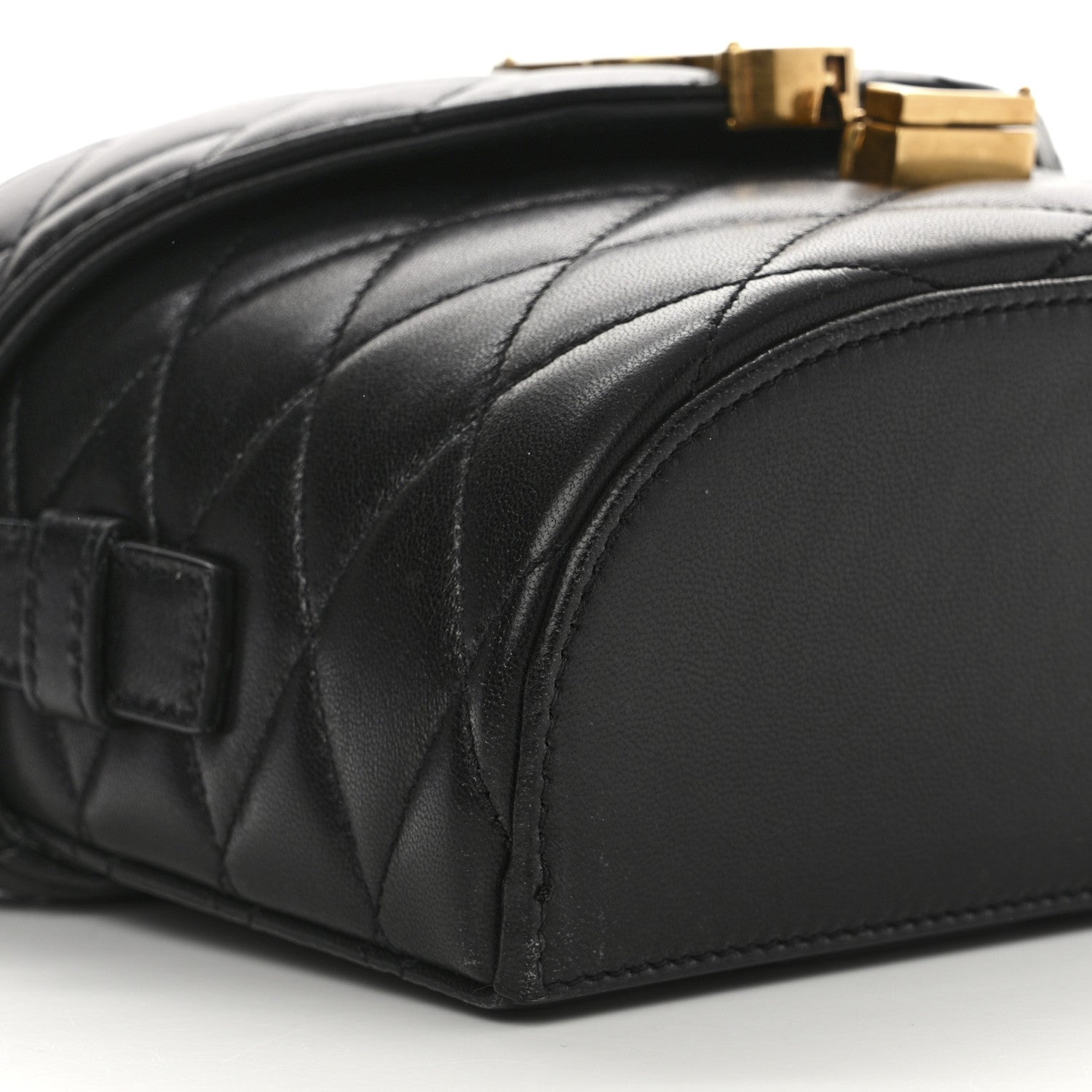 Saint Laurent Lambskin Matelasse Monogram June Box Bag Black 8 of 11