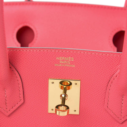 Hermes Epsom Birkin 30 Rose Azalee 10 of 12
