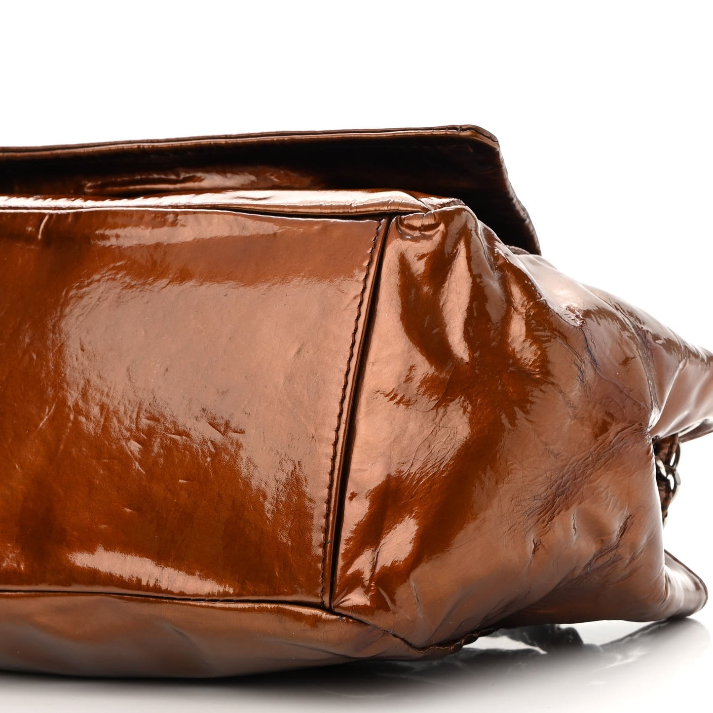 Patent Accordion CC Flap Bronze