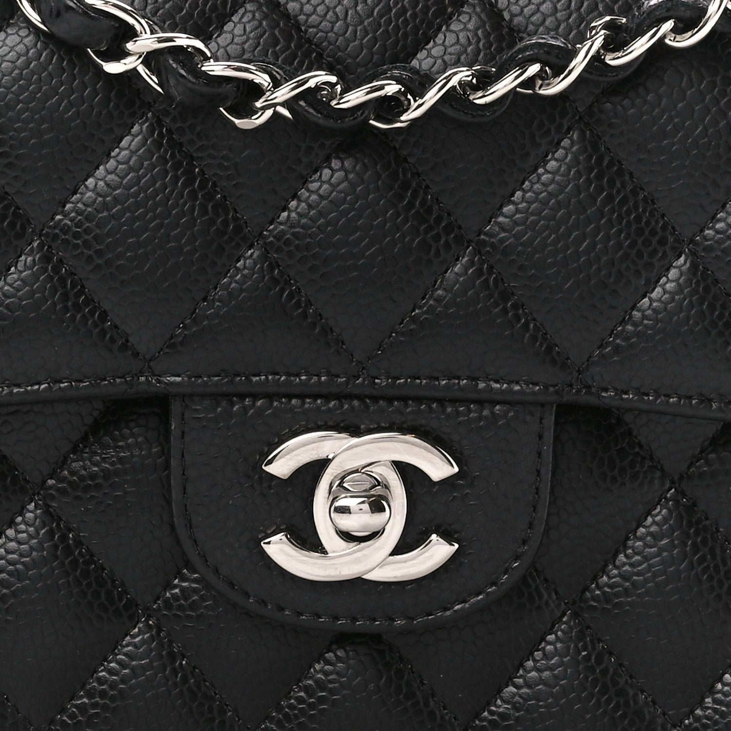 Chanel Caviar Quilted Small Double Flap Black 9 of 13