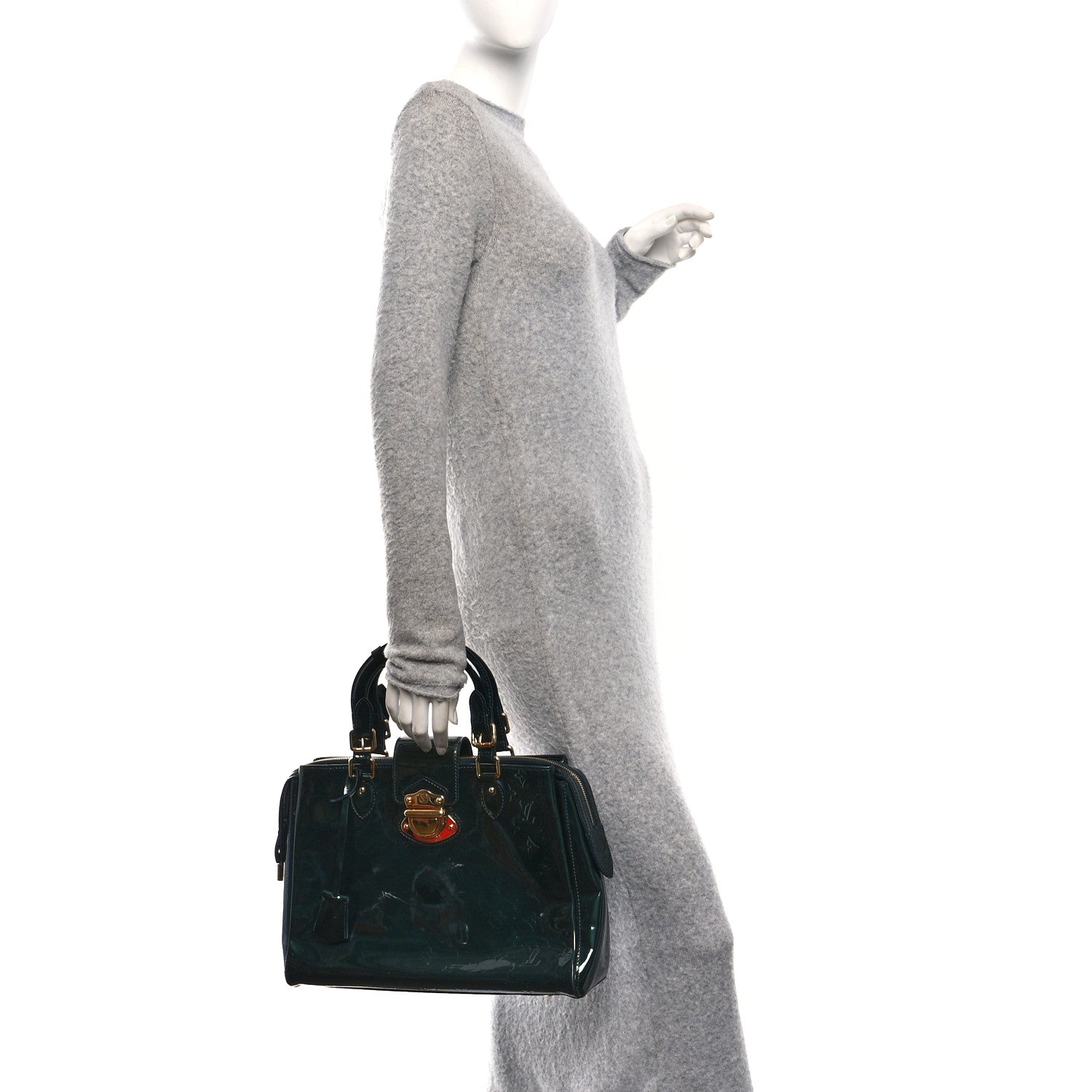 Louis Vuitton Vernis Melrose Avenue Blue Nuit 2 of 13