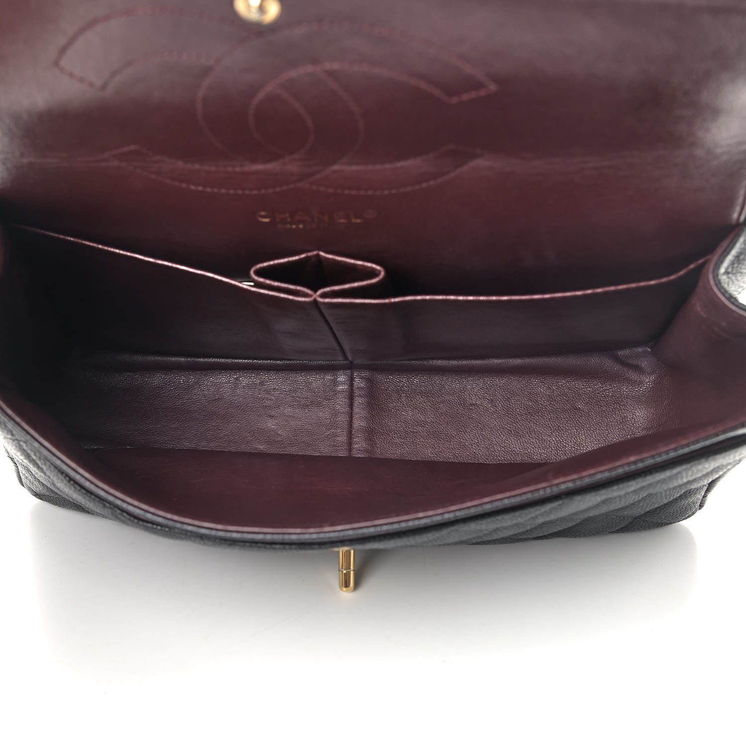 Chanel Caviar Quilted Jumbo Double Flap Black 4 of 13