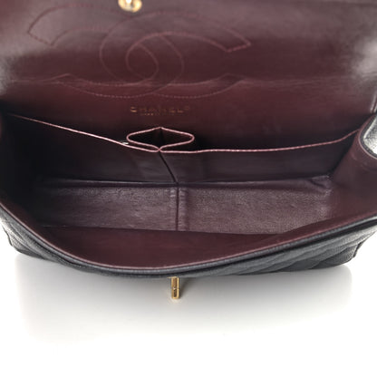 Chanel Caviar Quilted Jumbo Double Flap Black 4 of 13