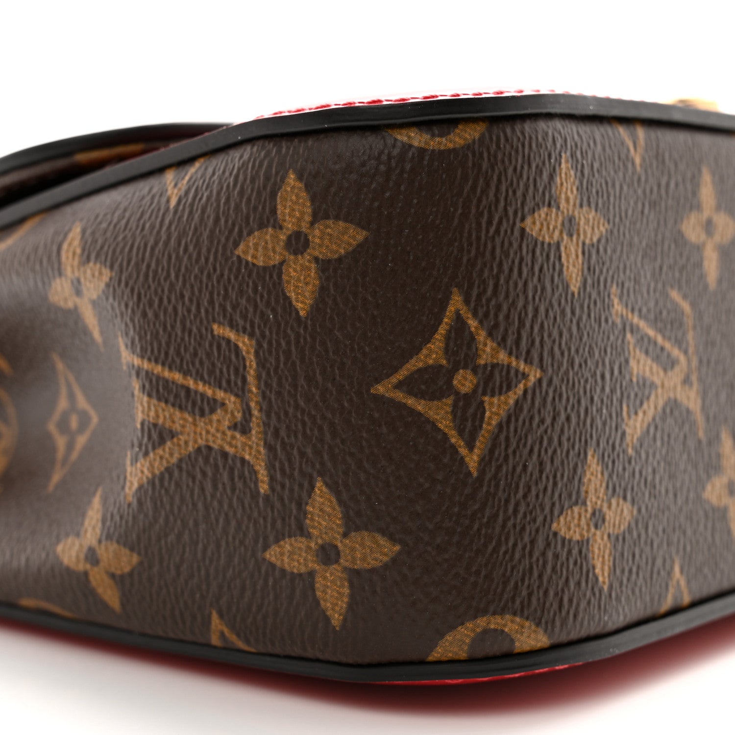Louis Vuitton Patent Calfskin Monogram Cherrywood BB Scarlet 9 of 10