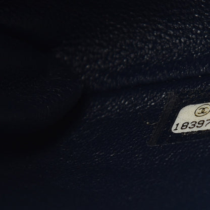 Chanel Caviar Quilted Clutch With Chain Flap Blue 7 of 7