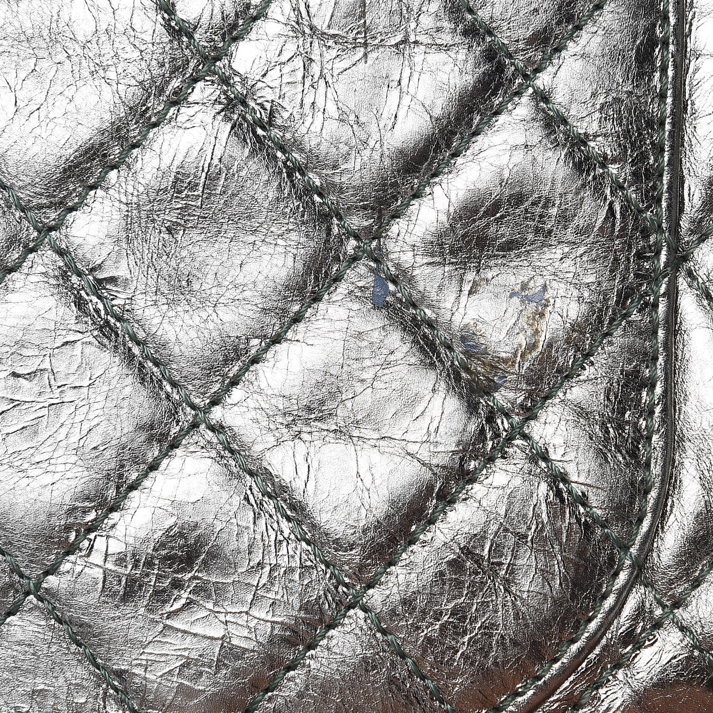 Metallic Aged Calfskin Quilted 2.55 Reissue 227 Flap