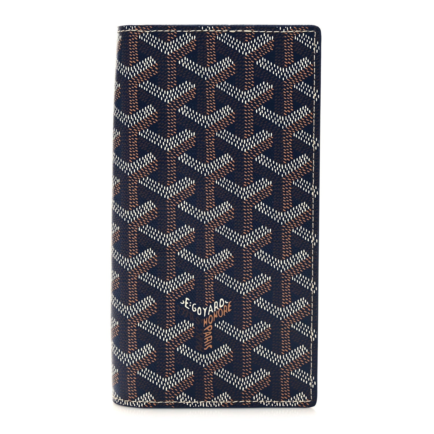 Goyard Goyardine Saint-Lambert Wallet Navy 1 of 8