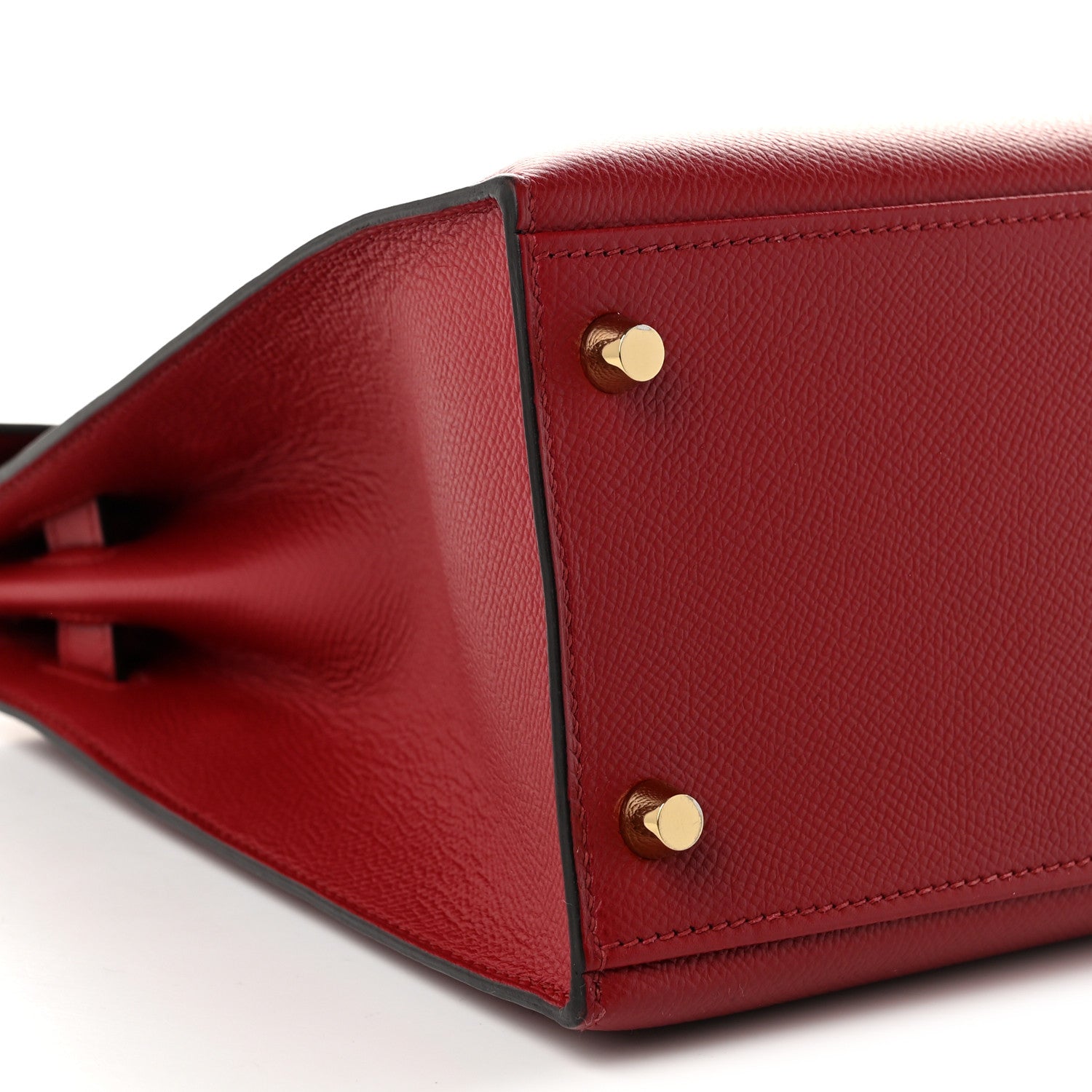 Hermes Epsom Kelly Sellier 28 Rouge Grenat 9 of 10