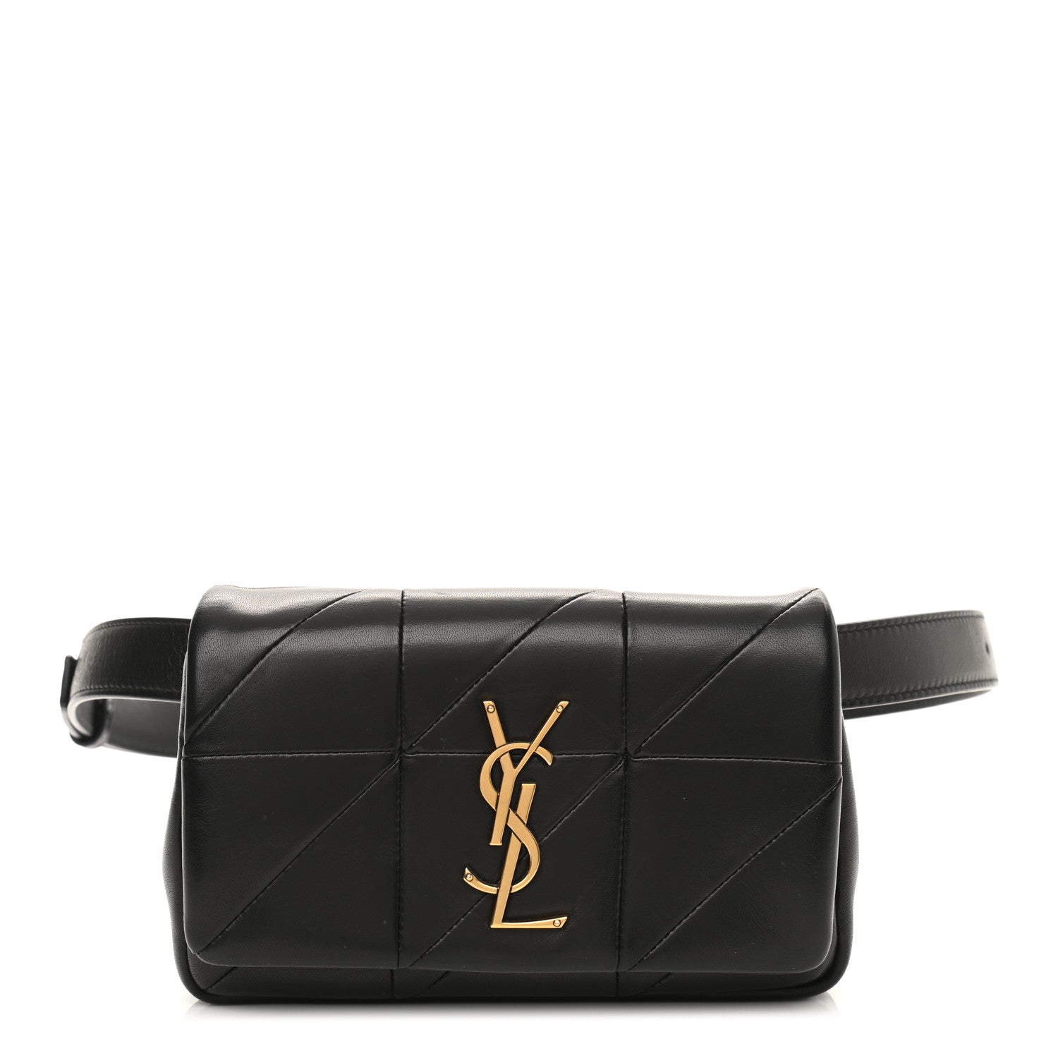 Saint Laurent Lambskin Monogram Jamie Belt Bag Black 1 of 11