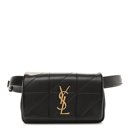 Saint Laurent Lambskin Monogram Jamie Belt Bag Black 1 of 11