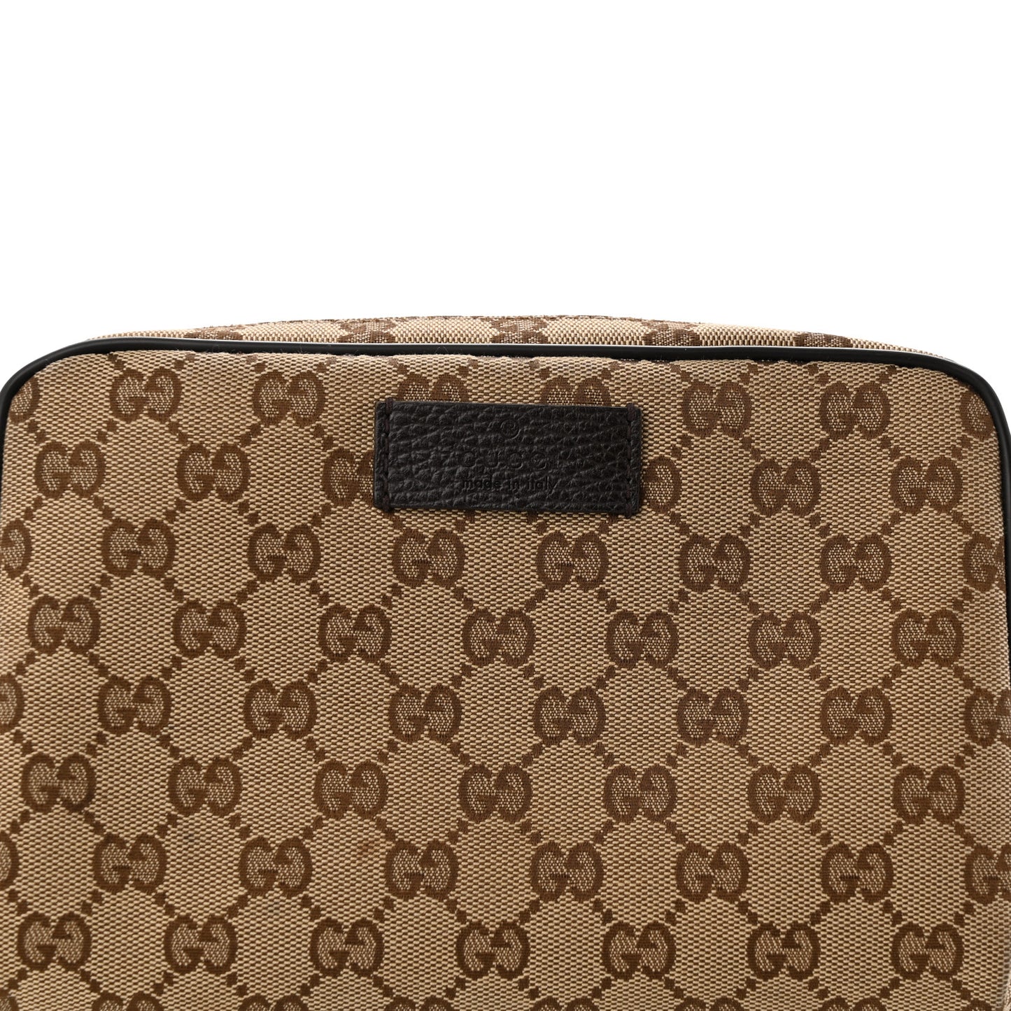Monogram Dollar Calfskin Belt Bag Beige Ebony Testa di Moro Marrone Scuro