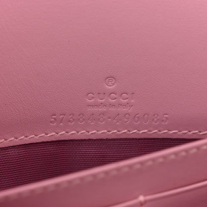 Gucci GG Supreme Monogram Strawberry Chain Wallet 6 of 10